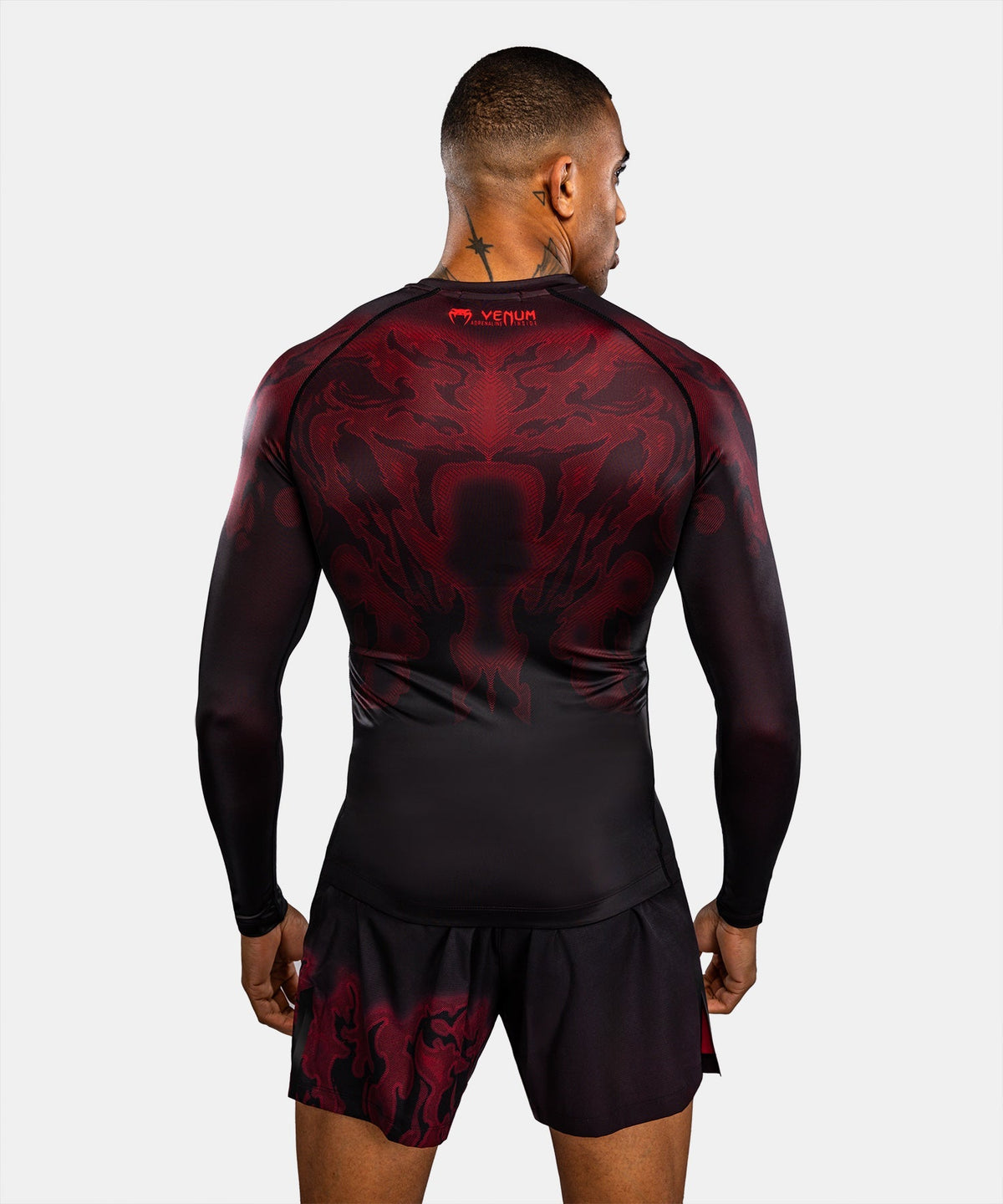 Venum Rashguard Spectre Lange Ärmel - Schwarz/Rot