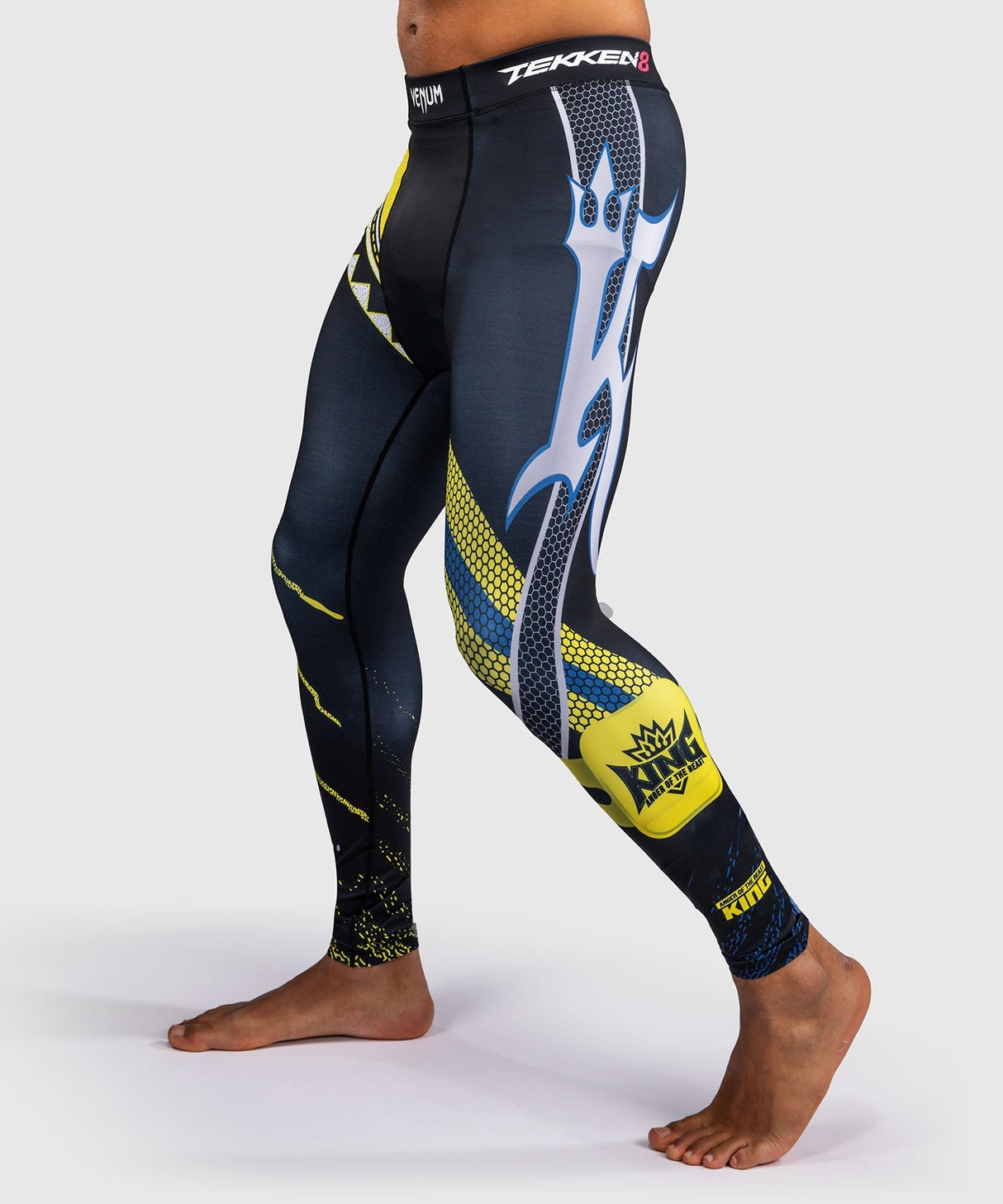 Venum Spats TEKKEN 8 King Schwarz/Gelb