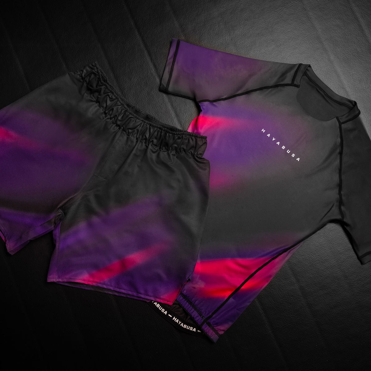 Hayabusa Rashguard Apex Nova Kurzarm - Lila