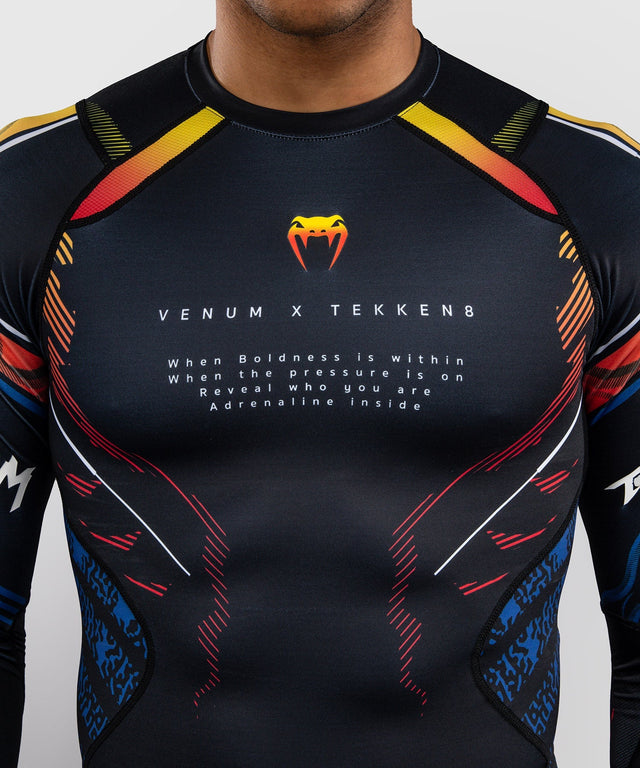 Venum Rashguard TEKKEN 8 Yoshimitsu - Schwarz/Orange - Foto 5