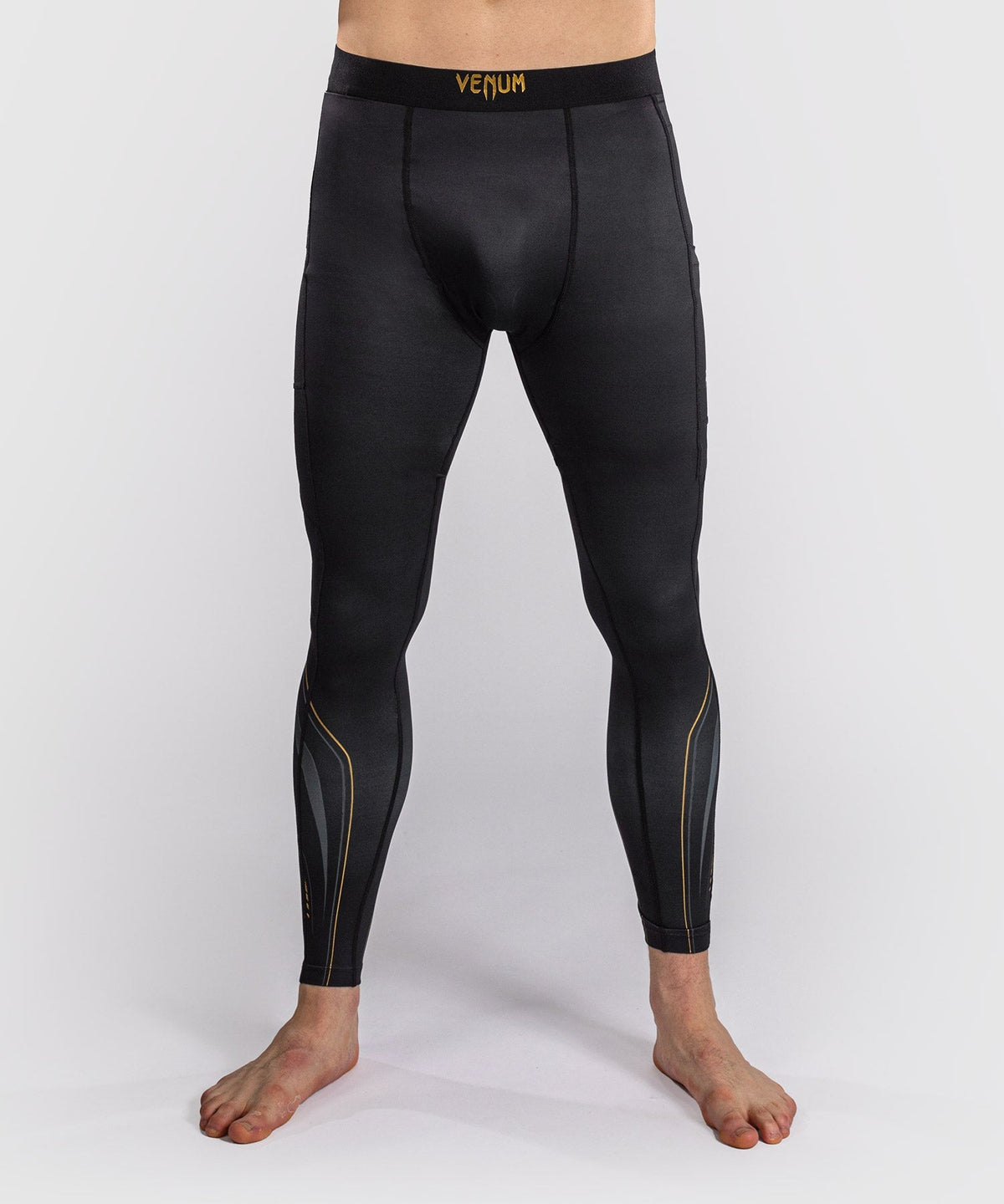 Venum Kompressionshose Streamline - Schwarz/Gold