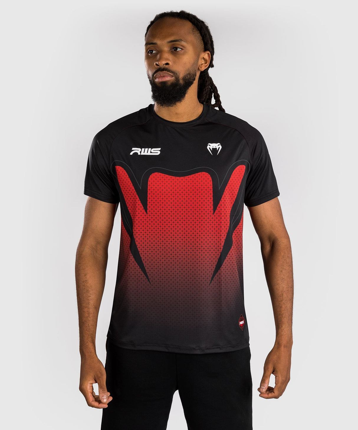 Venum x RWS 2.0 Dry-Tech T-Shirt – Schwarz/Rot