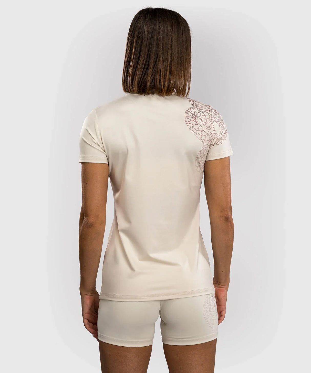 Venum Damen Dry Tech T-Shirt Serpenti - Ivory
