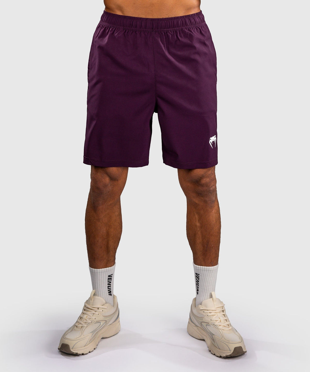 Venum Trainingsshorts Contender - Dunkelviolett/Weiß