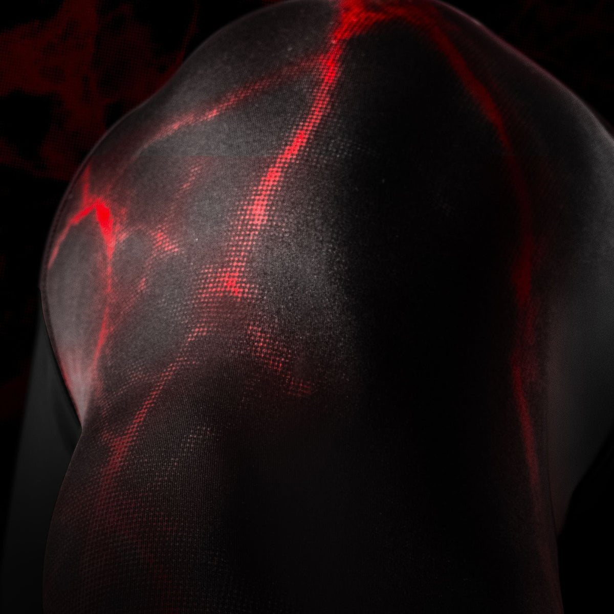 Hayabusa x UFC BJJ Rashguard Kurzarm Damen - Schwarz/Rot