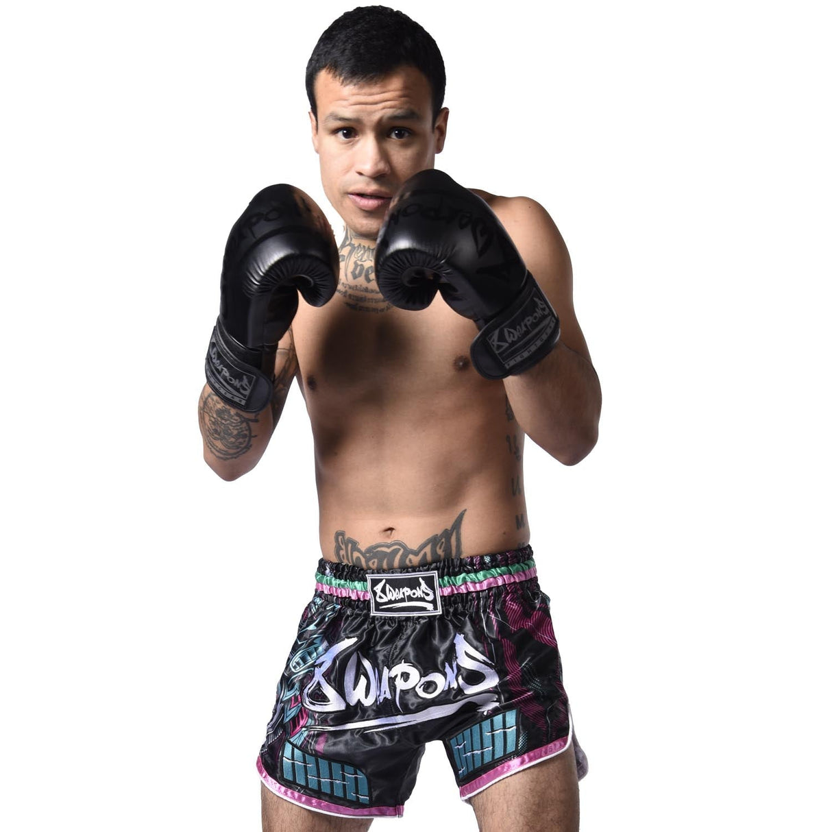 8 WEAPONS Muay-Thai-Shorts Samurai 2.0 - Cyber