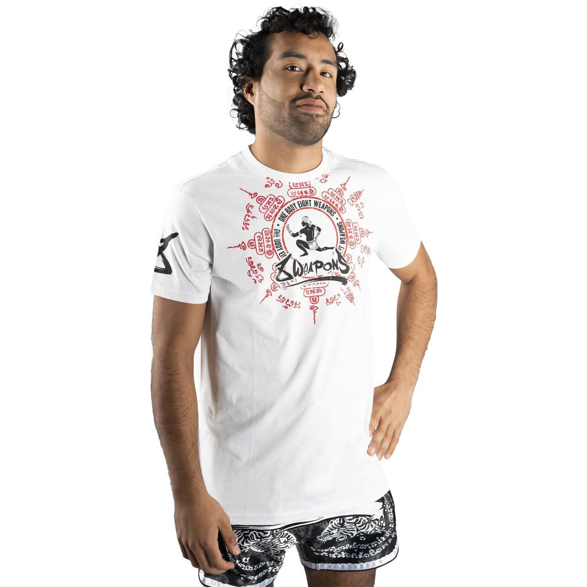8 WEAPONS T-Shirt Eight Ways Yant - Weiß