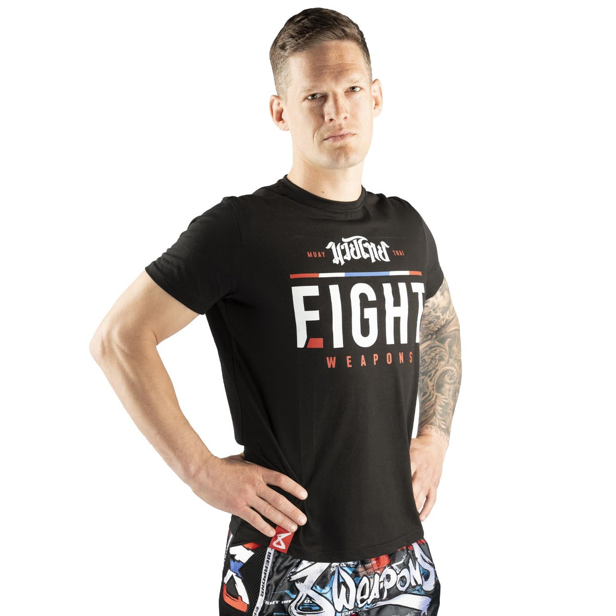 8 WEAPONS T-Shirt The Fight - Schwarz