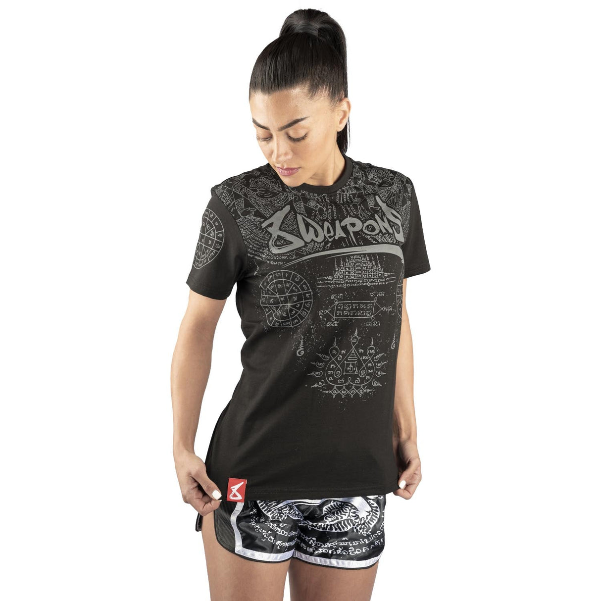 8 WEAPONS T-Shirt Yantra - Schwarz