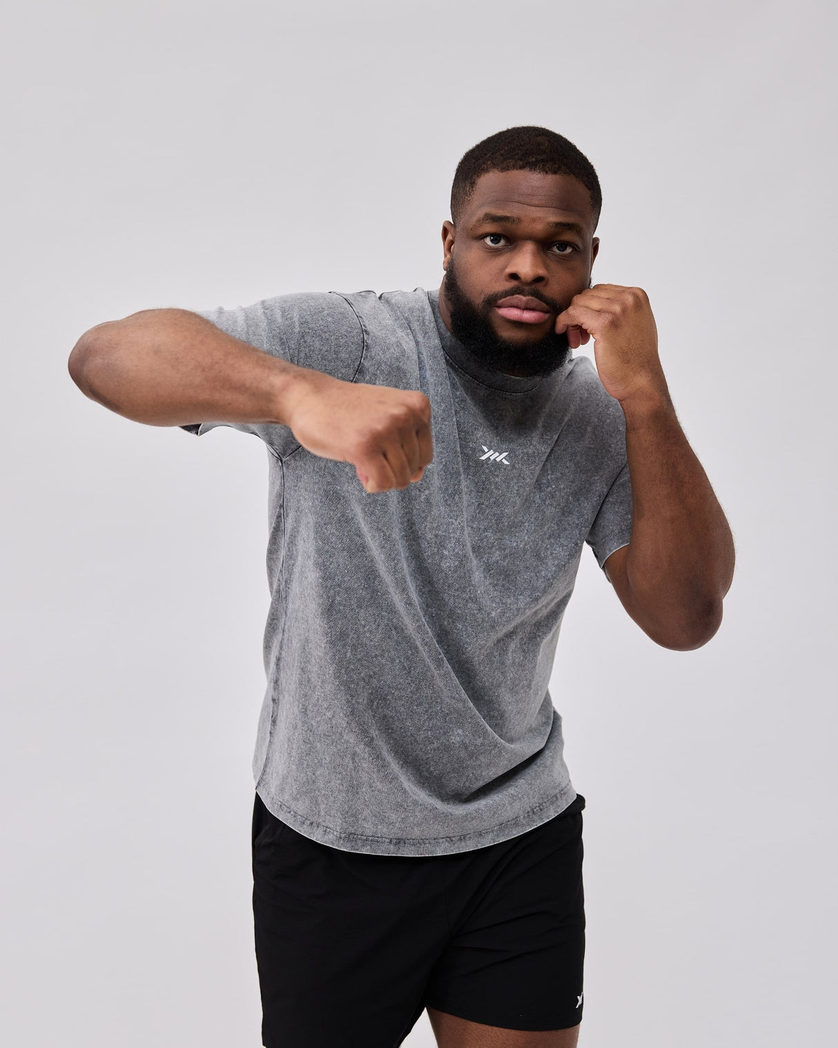 Caged Classic T-Shirt - Washed Grau