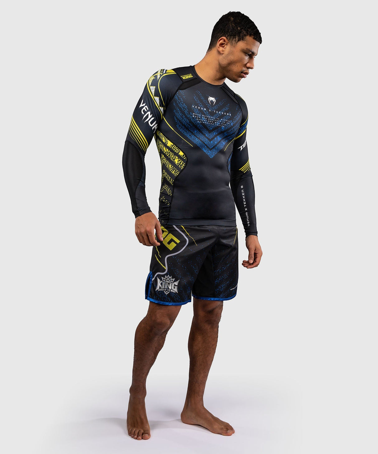 Venum Rashguard TEKKEN 8 King - Schwarz/Gelb - Foto 8