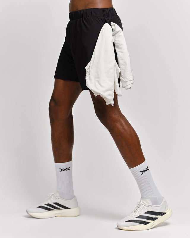 Caged 2-in-1 Running Shorts Stride - Schwarz