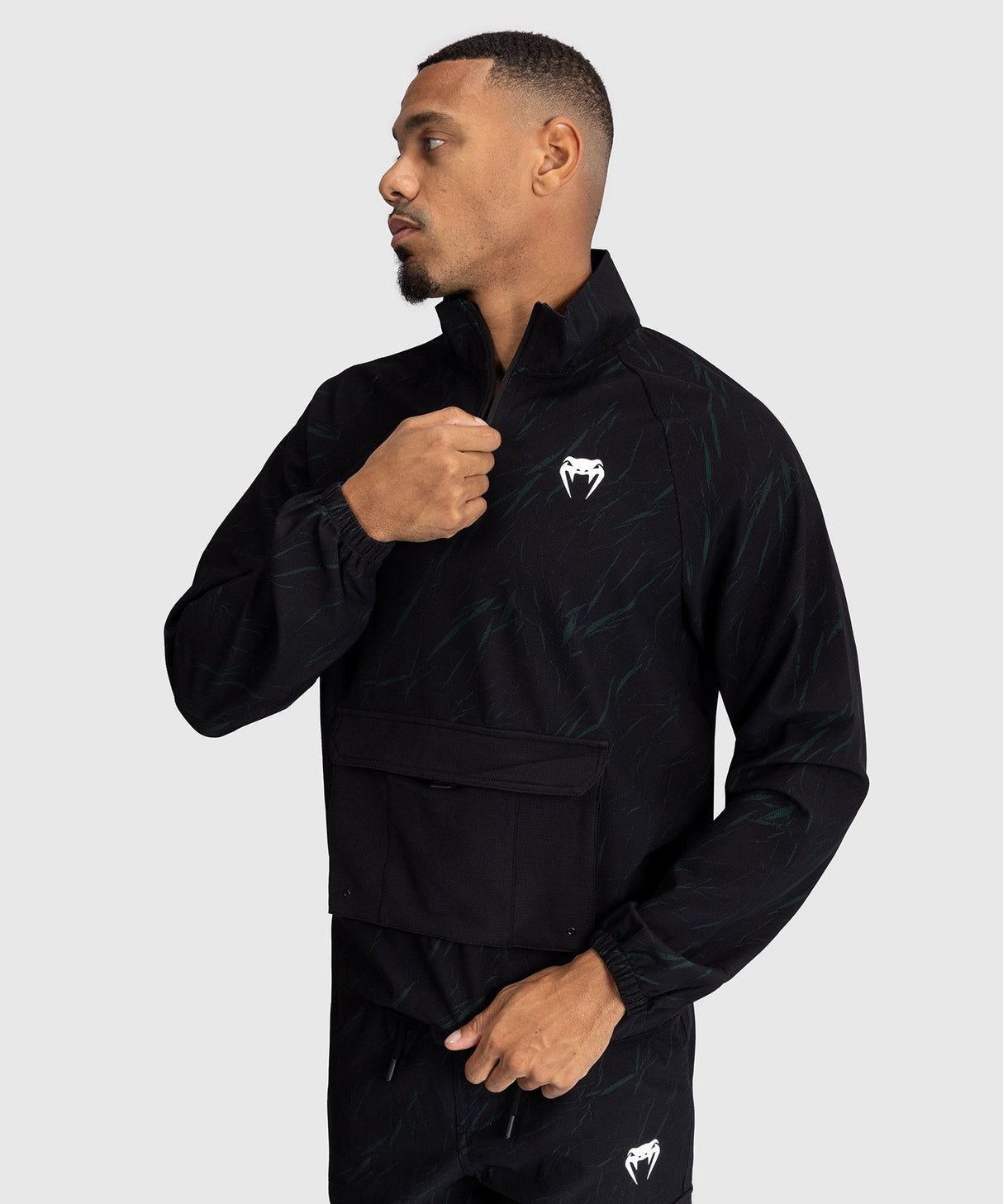 Venum Trainingsjacke Trooper - Schwarz/Forest Green