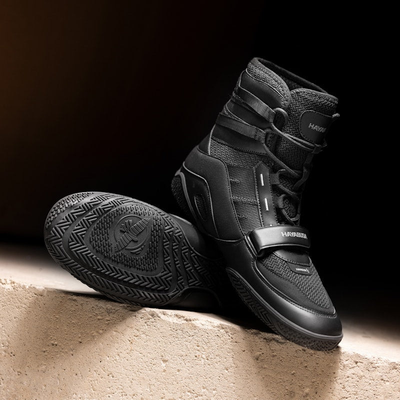Hayabusa Boxschuhe Strike - Schwarz