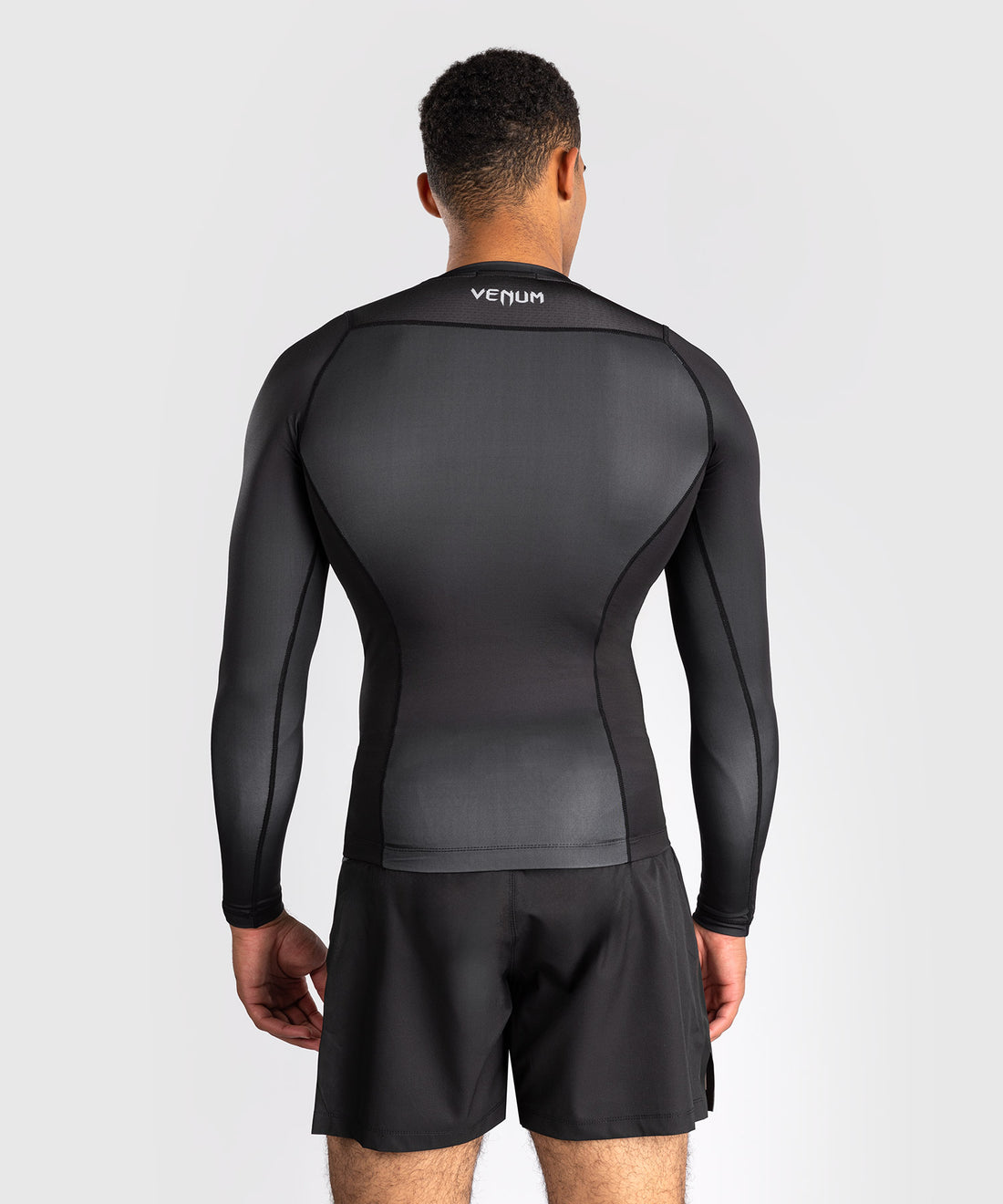 Venum No Gi Rashguard Langarm – Schwarz/Silber