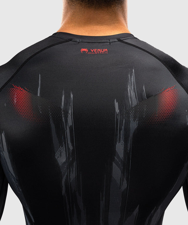 Venum Rashguard Demon Lange Ärmel - Schwarz/Grau