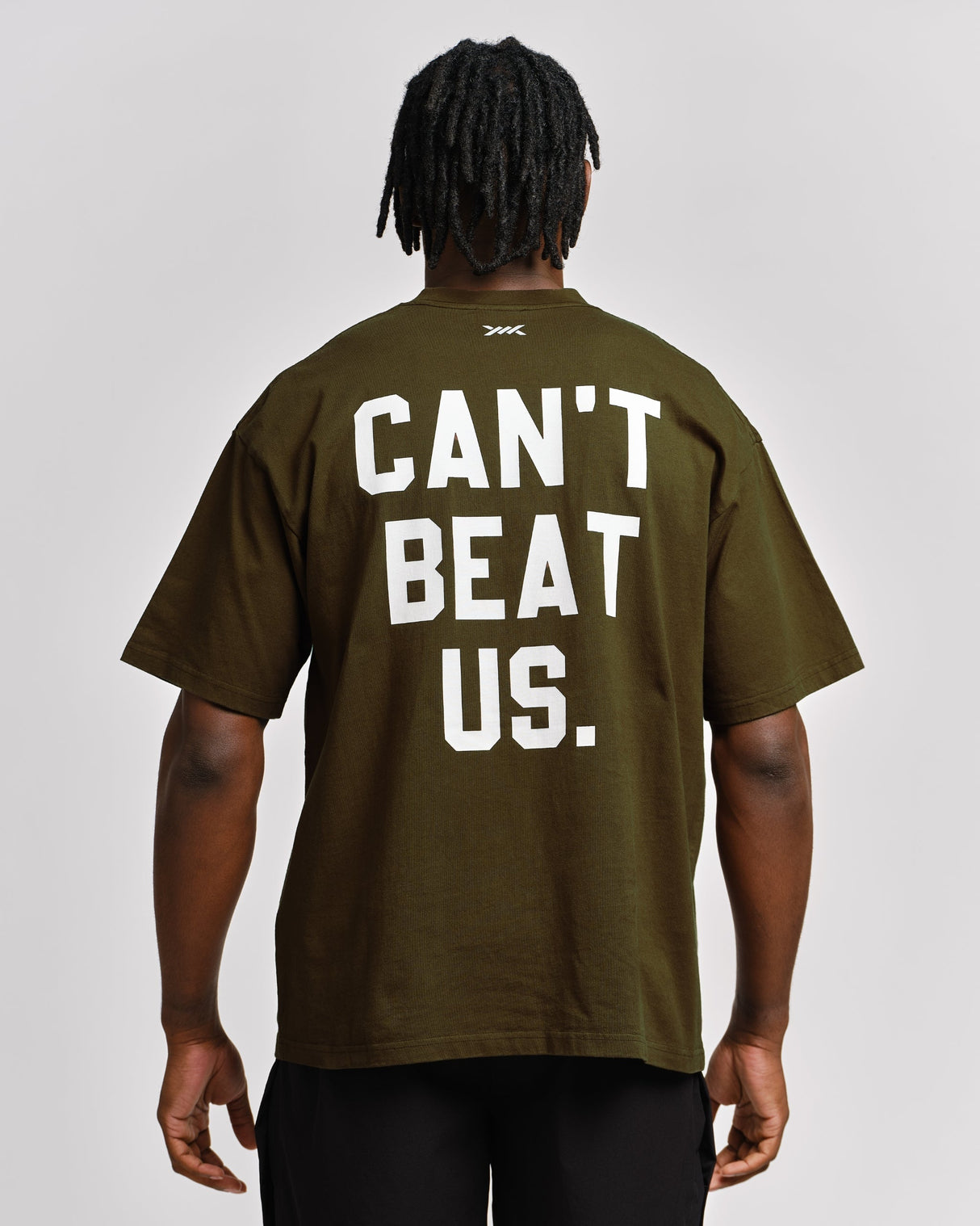 Caged T-Shirt „CBU” - Kaki Grün