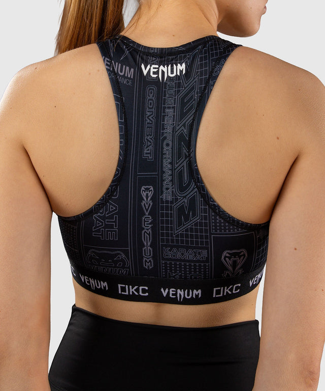 Venum Karate Combat Sport-BH - Schwarz/Grau