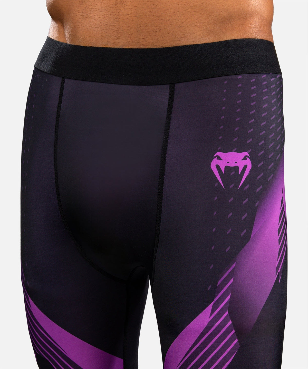 Venum Kompressionshose No-Gi 6.0 – Schwarz/Lila