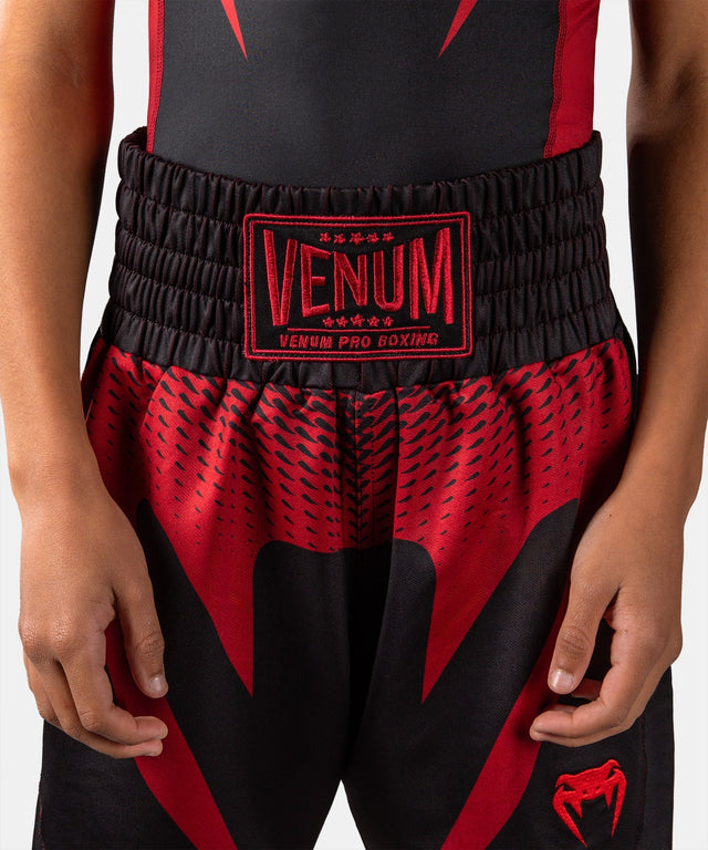 Venum Attack Boxhose Kinder - Schwarz/Rot