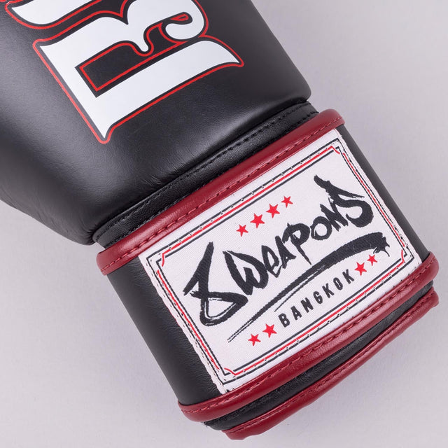 8 WEAPONS Boxhandschuhe Bangkok - Schwarz/Weiß