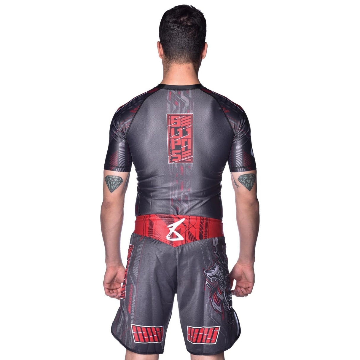 8 WEAPONS MMA-Shorts Samurai 2.0 – Schwarz/Rot