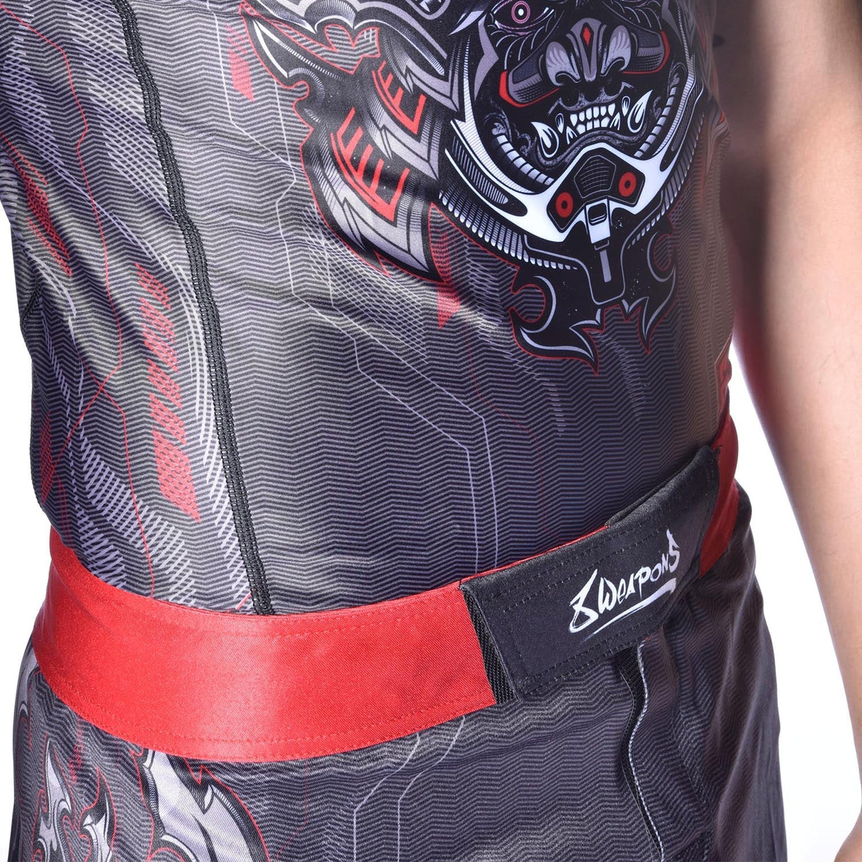 8 WEAPONS MMA-Shorts Samurai 2.0 – Schwarz/Rot