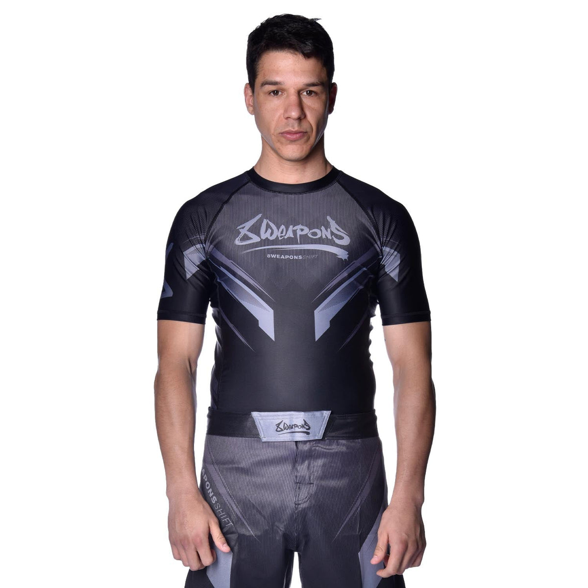 8 WEAPONS Rashguard Shift - Schwarz Matt