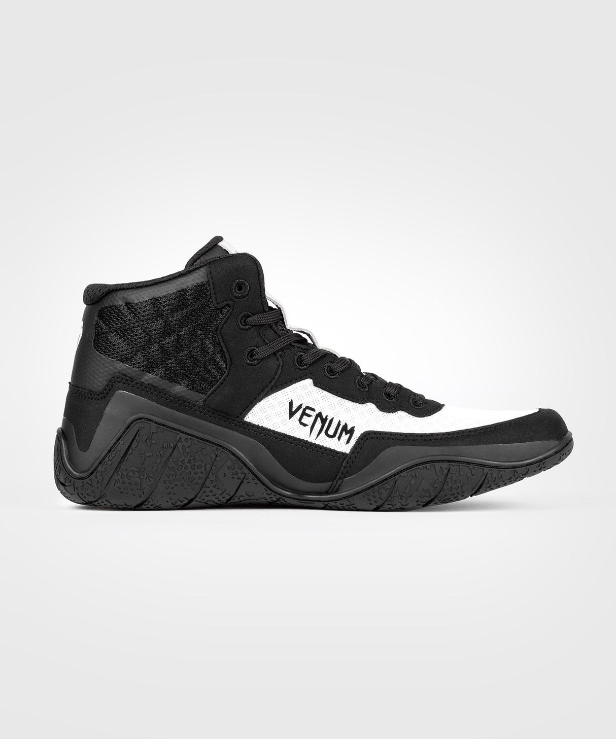 Venum Ringerschuhe Elite - Schwarz/Weiß