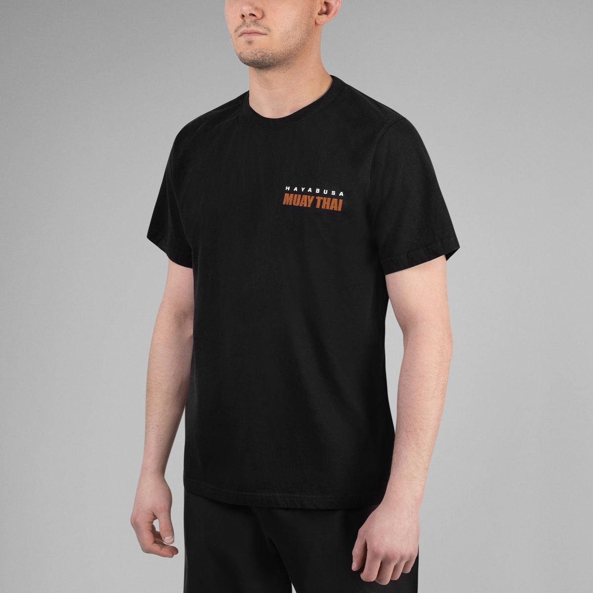 Hayabusa T-Shirt Discipline Muay Thai - Schwarz