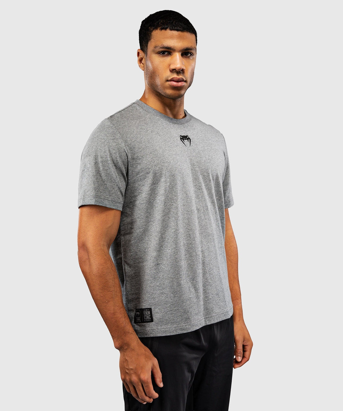 Venum T-Shirt Fight Icon – Hellgrau meliert