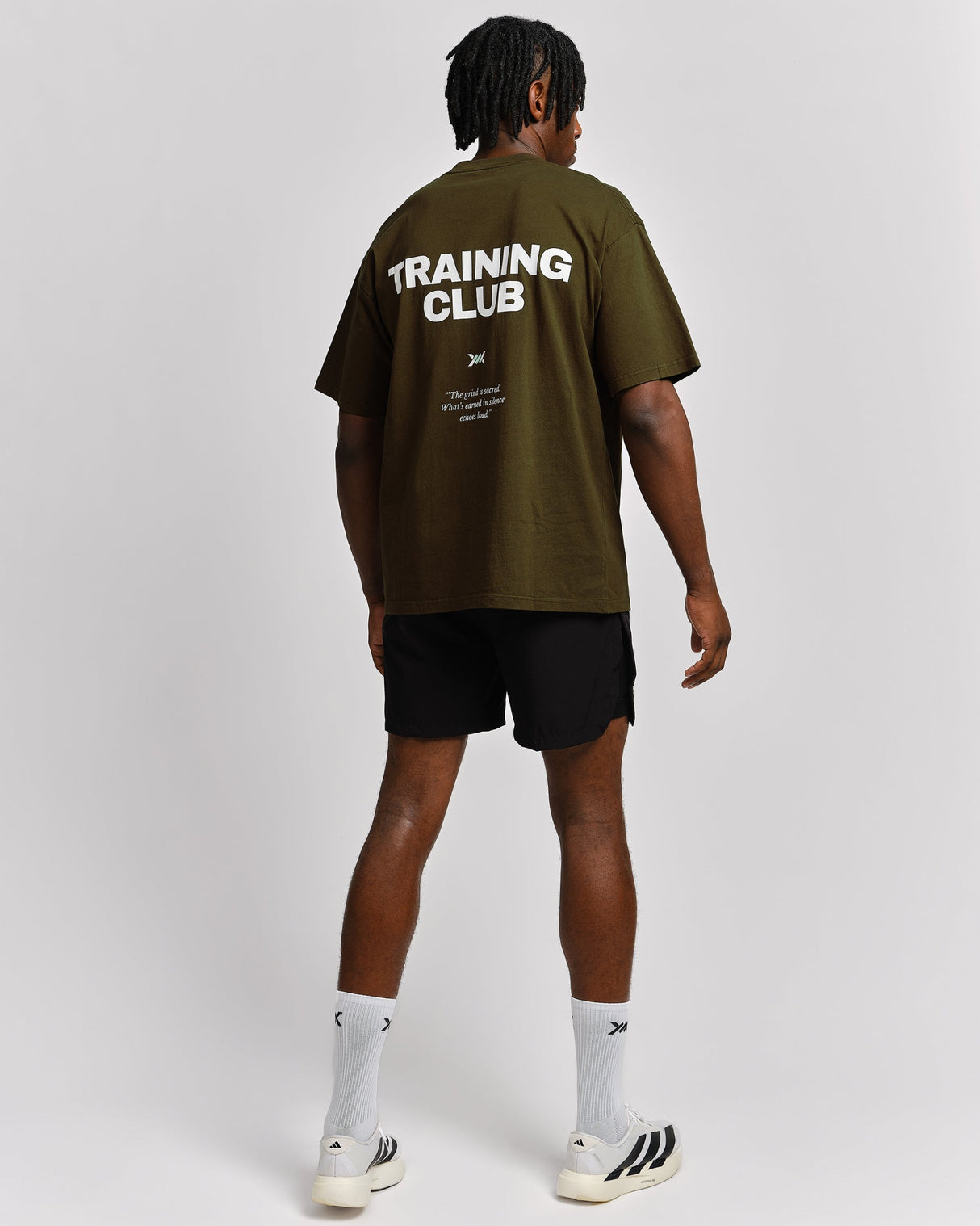 Caged T-Shirt Training Club - Kaki Grün