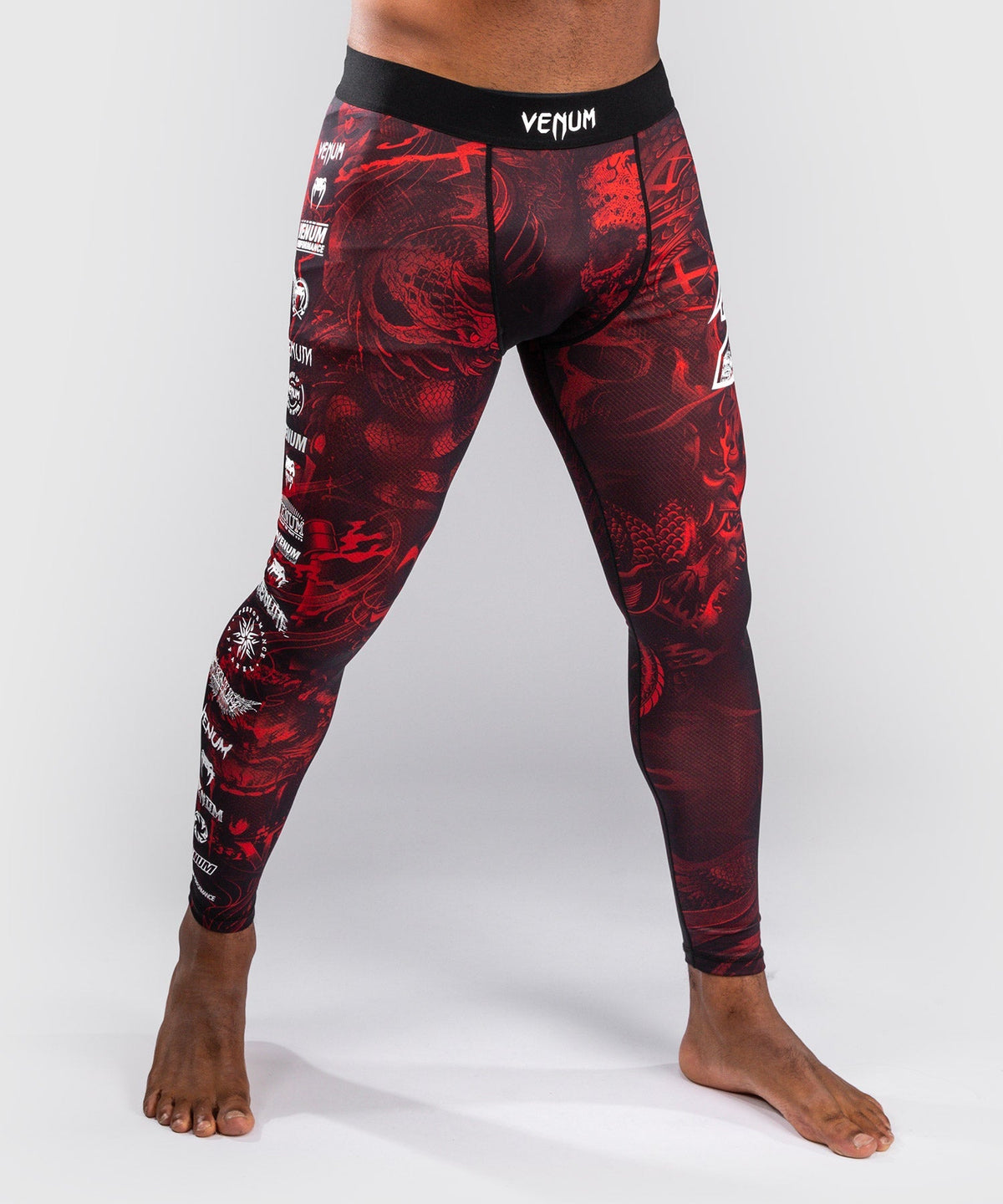 Venum Kompressionshose 20th Anniversary - Schwarz/Rot
