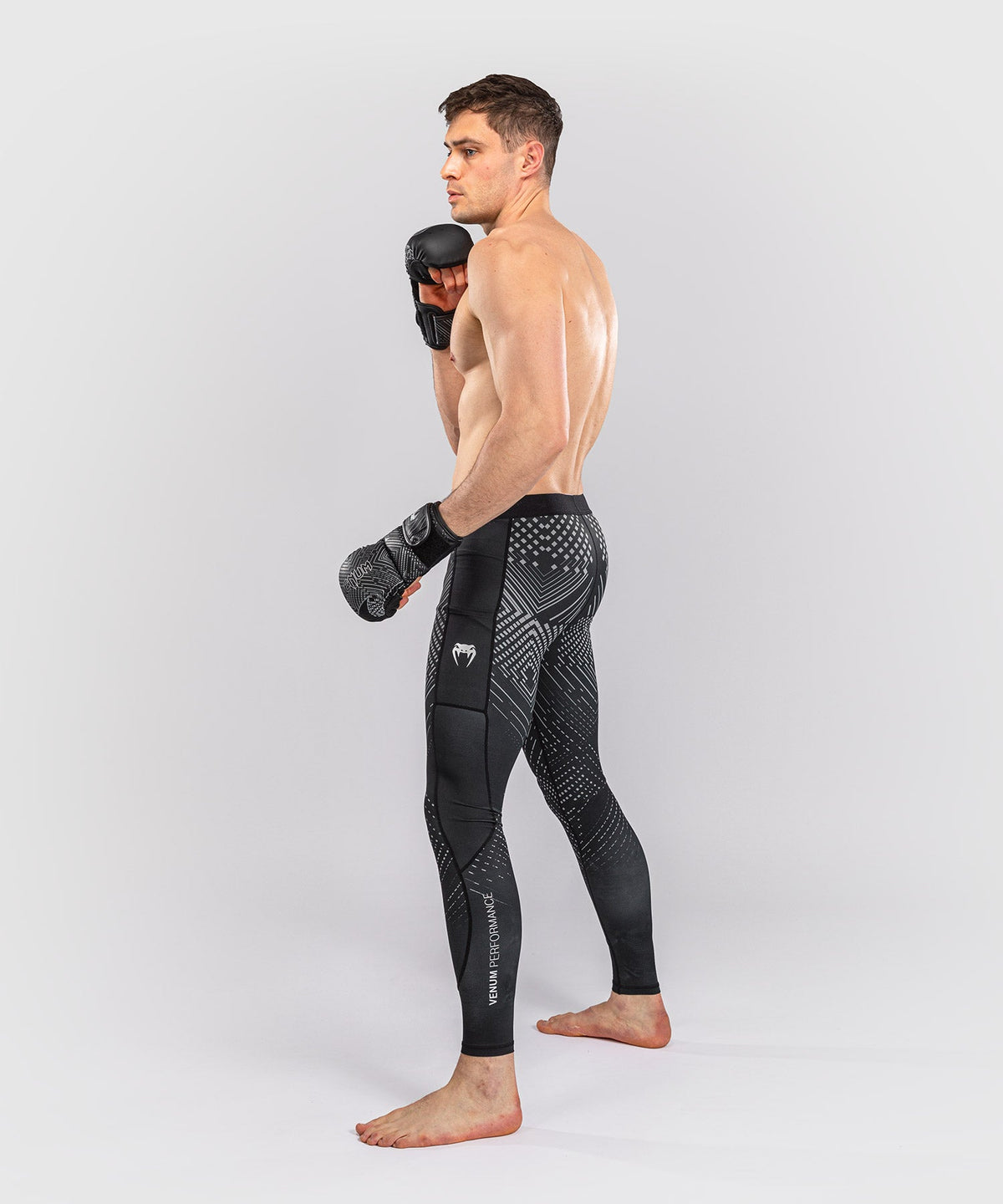 Venum Kompressionsshorts Midnight Fury – Schwarz/Grau/Silber