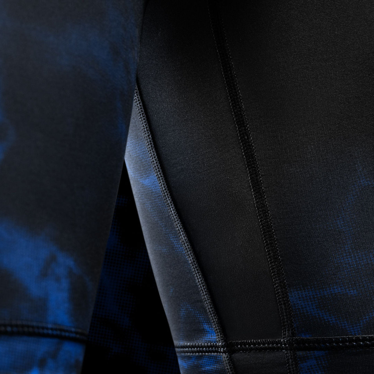 Hayabusa x UFC BJJ Kompressionsshorts - Schwarz/Blau