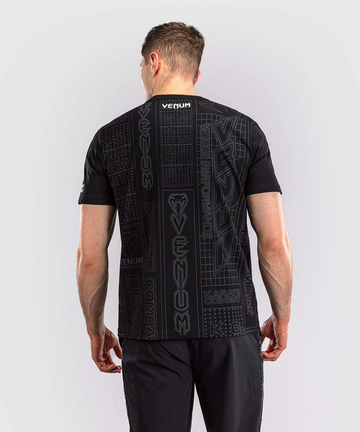 Venum T-Shirt Karate Combat – Schwarz/Grau