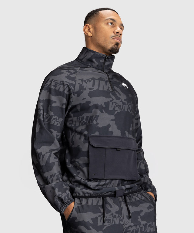 Venum Trainingsjacke Trooper - Schwarz/Dunkelgrau