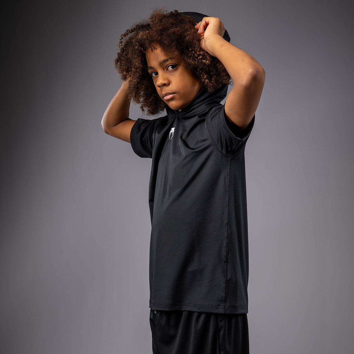 Venum Hoodie Elite Ärmellos Kinder - Schwarz