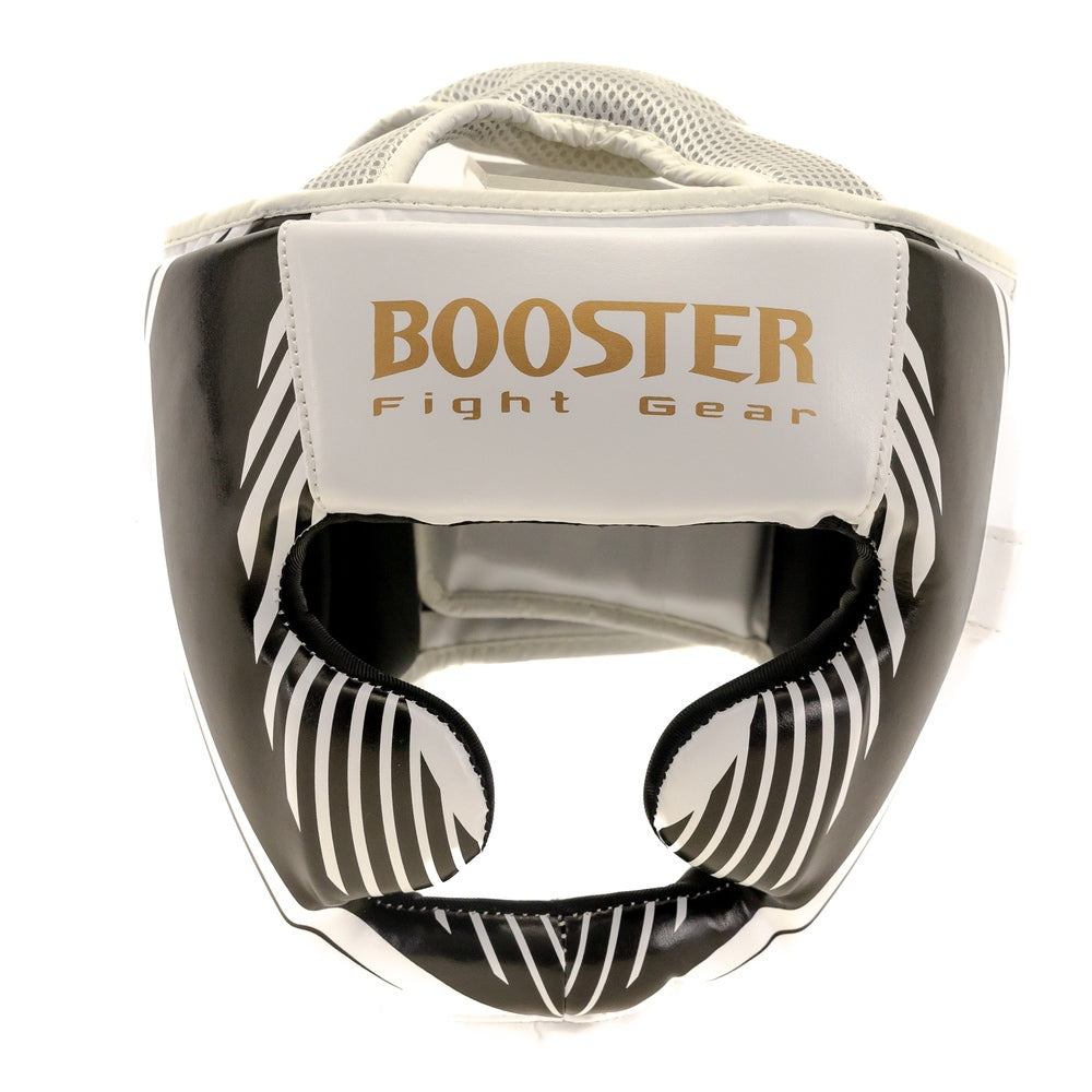 Booster Kopfschutz BFG/HG Bangkok – Weiß/Schwarz/Gold