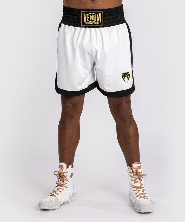 Venum Boxing Shorts Classic - Weiss/Schwarz