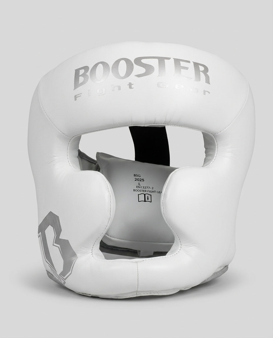 Booster Kopfschutz BHG2 – Weiss/Silber