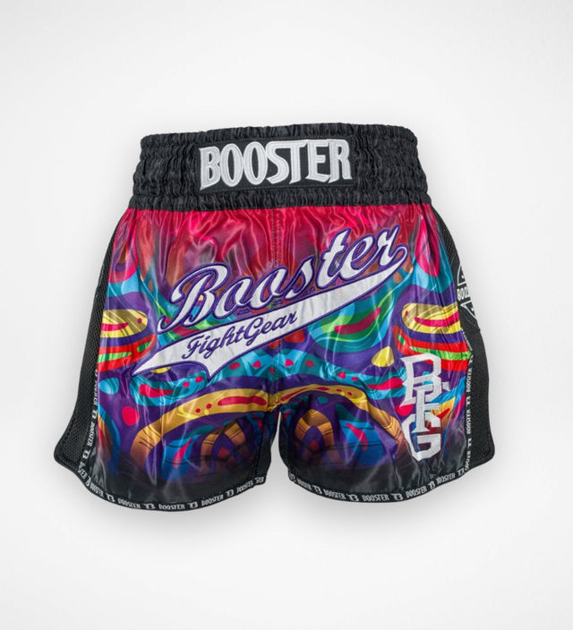 Booster Muay Thai Shorts Shorts Flow - Schwarz/Rot
