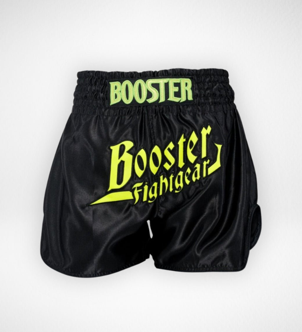 Booster Muay Thai Shorts Thunder - Schwarz/Gelb