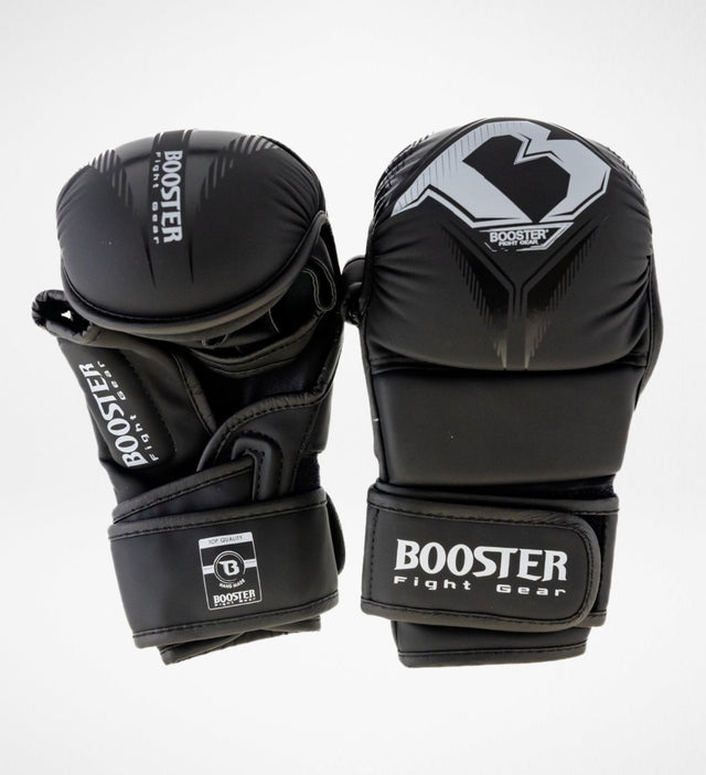Booster MMA Sparring Handschuhe Bangkok - Schwarz/Silber