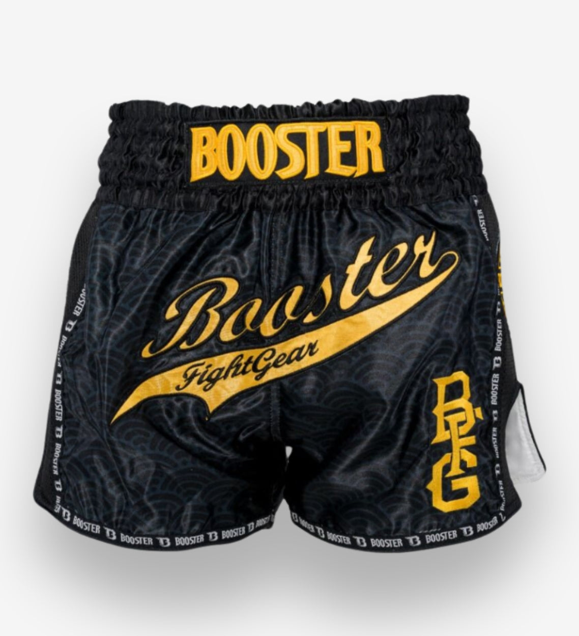 Booster Muay Thai Shorts Slugger Wave - Schwarz/Gold