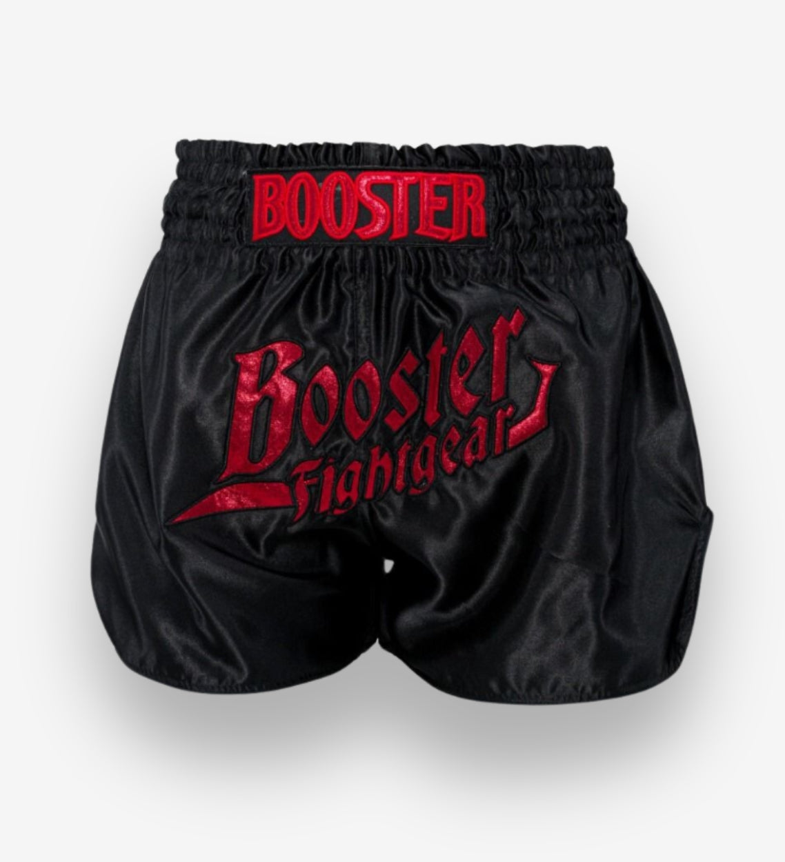 Booster Muay Thai Shorts Thunder - Schwarz/Rot
