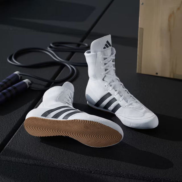 Adidas Boxschuhe Box Hog 2 – Weiss/Schwarz