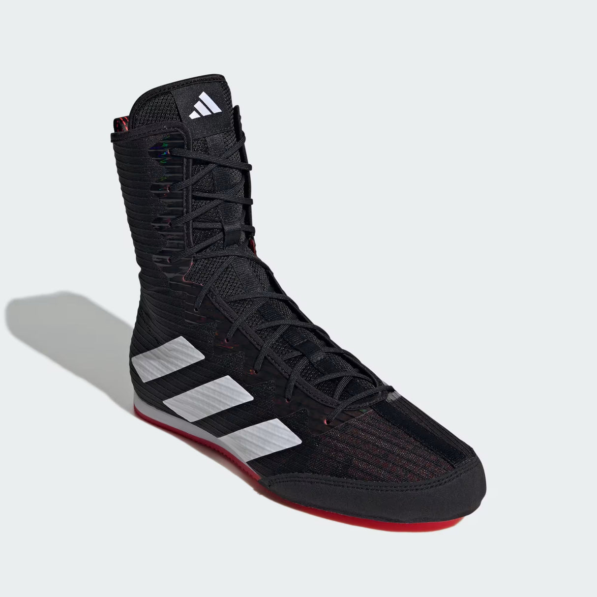 Adidas Boxschuhe Box Hog 4 – Schwarz/Weiss/Rot