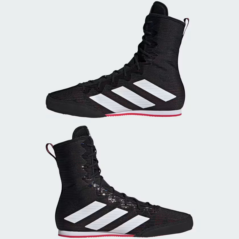 Adidas Boxschuhe Box Hog 4 – Schwarz/Weiss/Rot