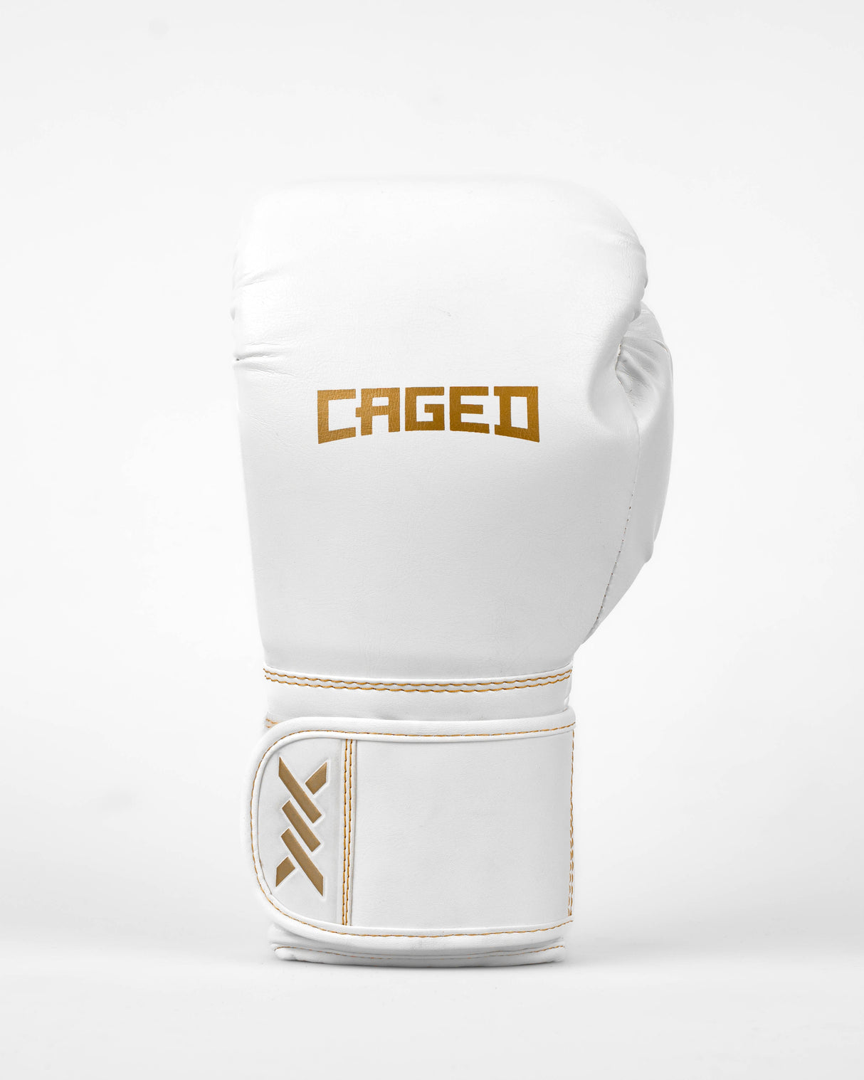 Caged Boxhandschuhe Core - Weiss/Gold